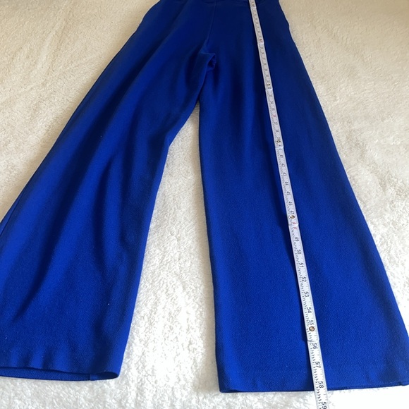 Reiss Raffi Off-the-Shoulder Wide-Leg Jumpsuit Royal Blue Size 8 - Picture 9 of 14